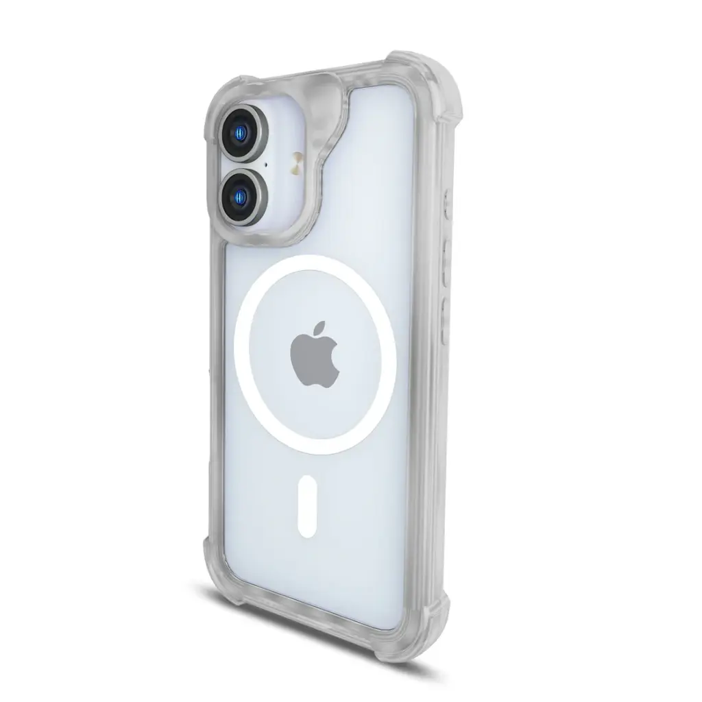 Estuche CLICK Clear Rugged Para Iphone 16 Con Magsafe Negro