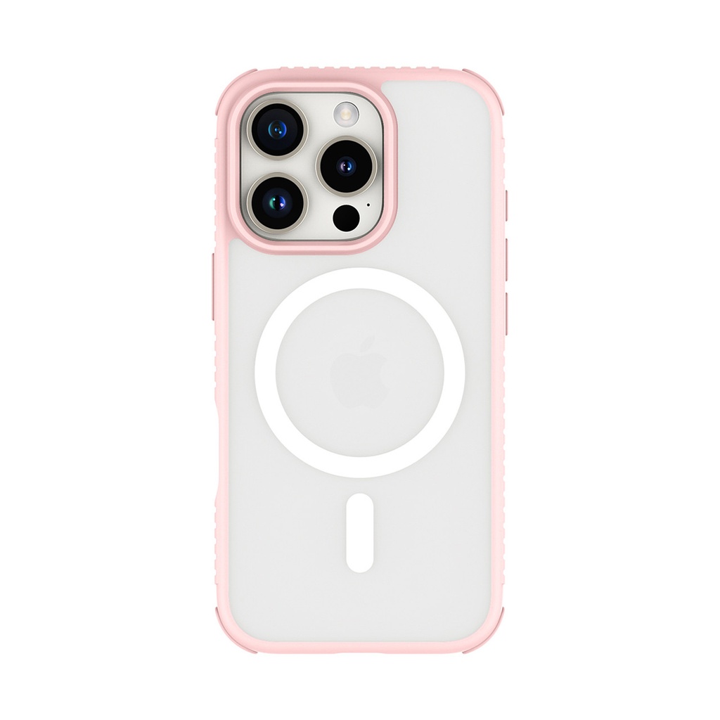 CLICK ULTRA SLIM MAGSAFE IPHONE 16 PRO CLEAR/PINK 