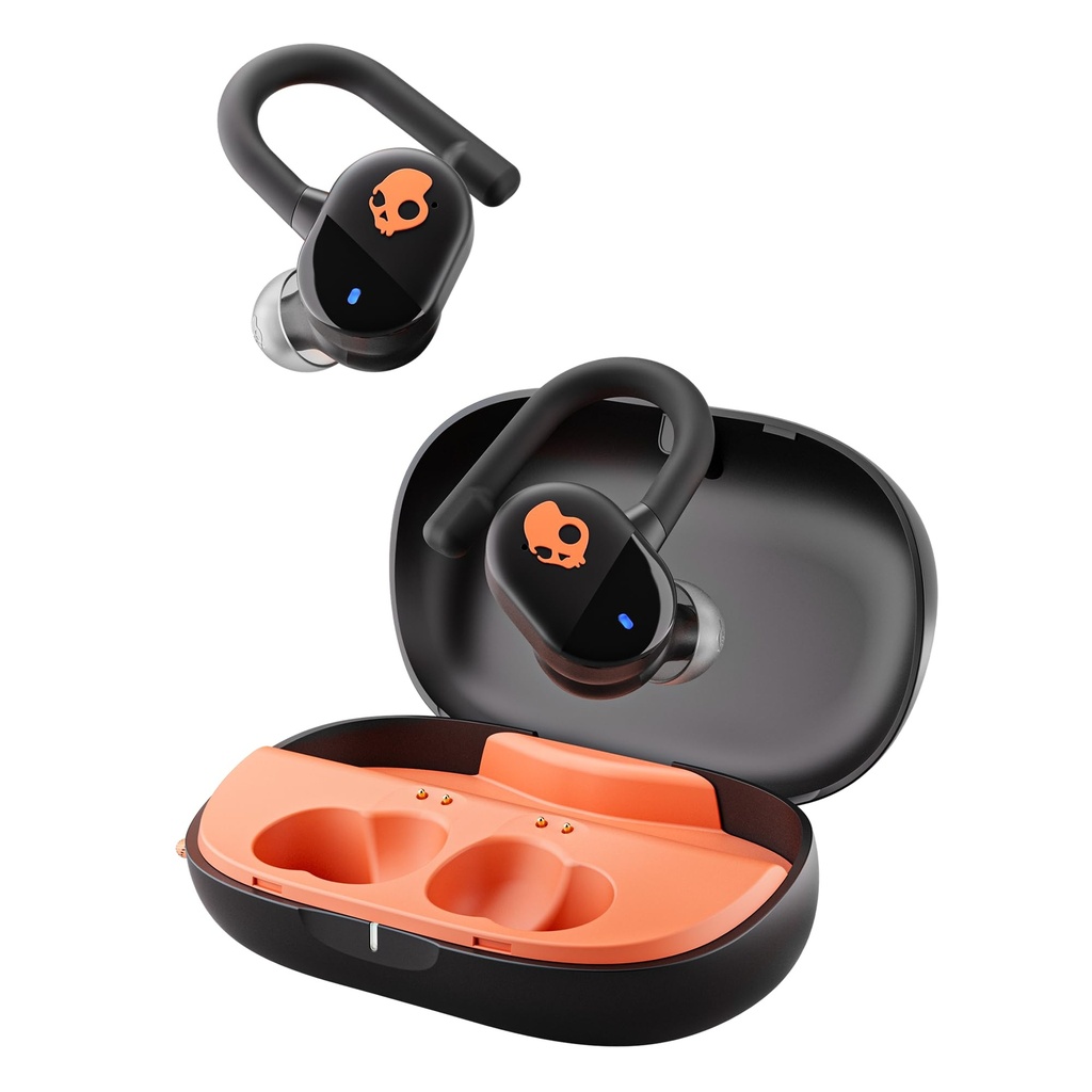 SKULLCANDY PUSH PLAY ACTIVE TRUE WIRELESS IN-EAR BLACK ORANGE 