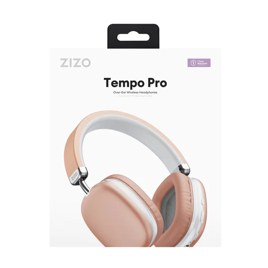 ZIZO TEMPOPRO OVER-EAR WIRELESS CORAL 