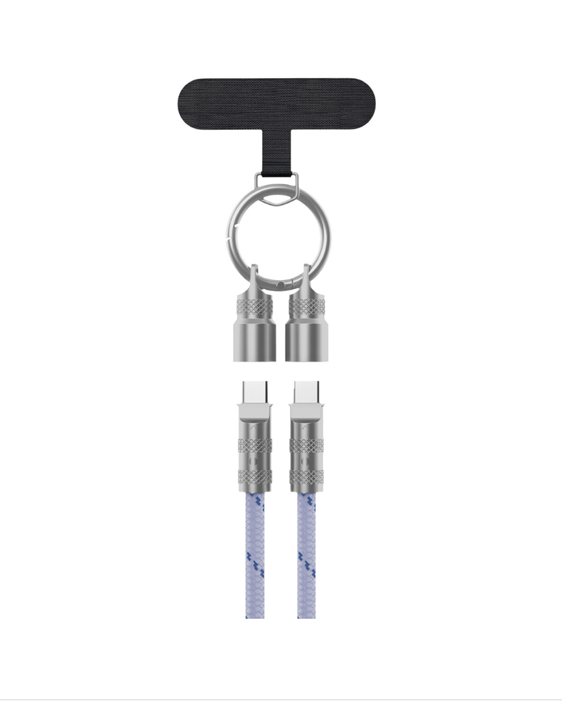 ZIZO PowerVault Link+ Lanyard USB-C Cable - Lilac