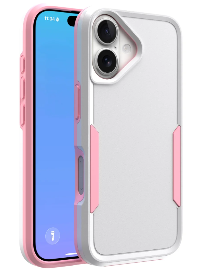 CLICK Impact MagSafe Series iPhone 17 Case - White Pink 