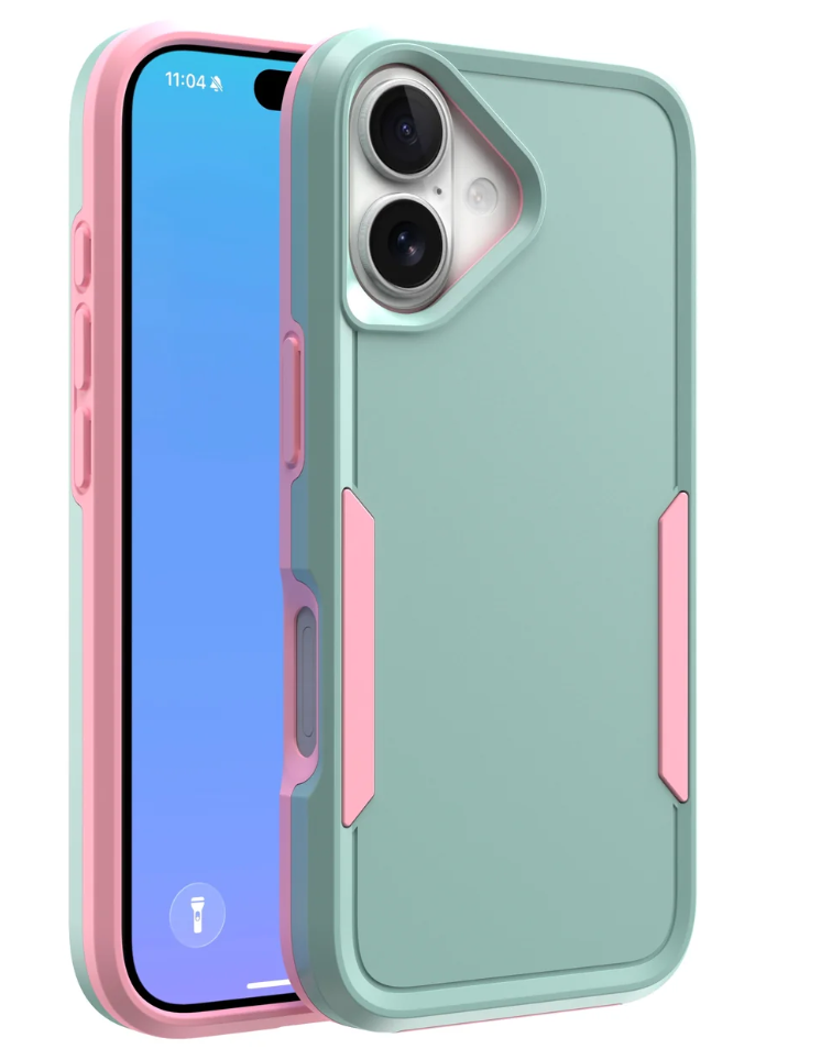 CLICK Impact MagSafe Series iPhone 17 Case - Aqua Pink 