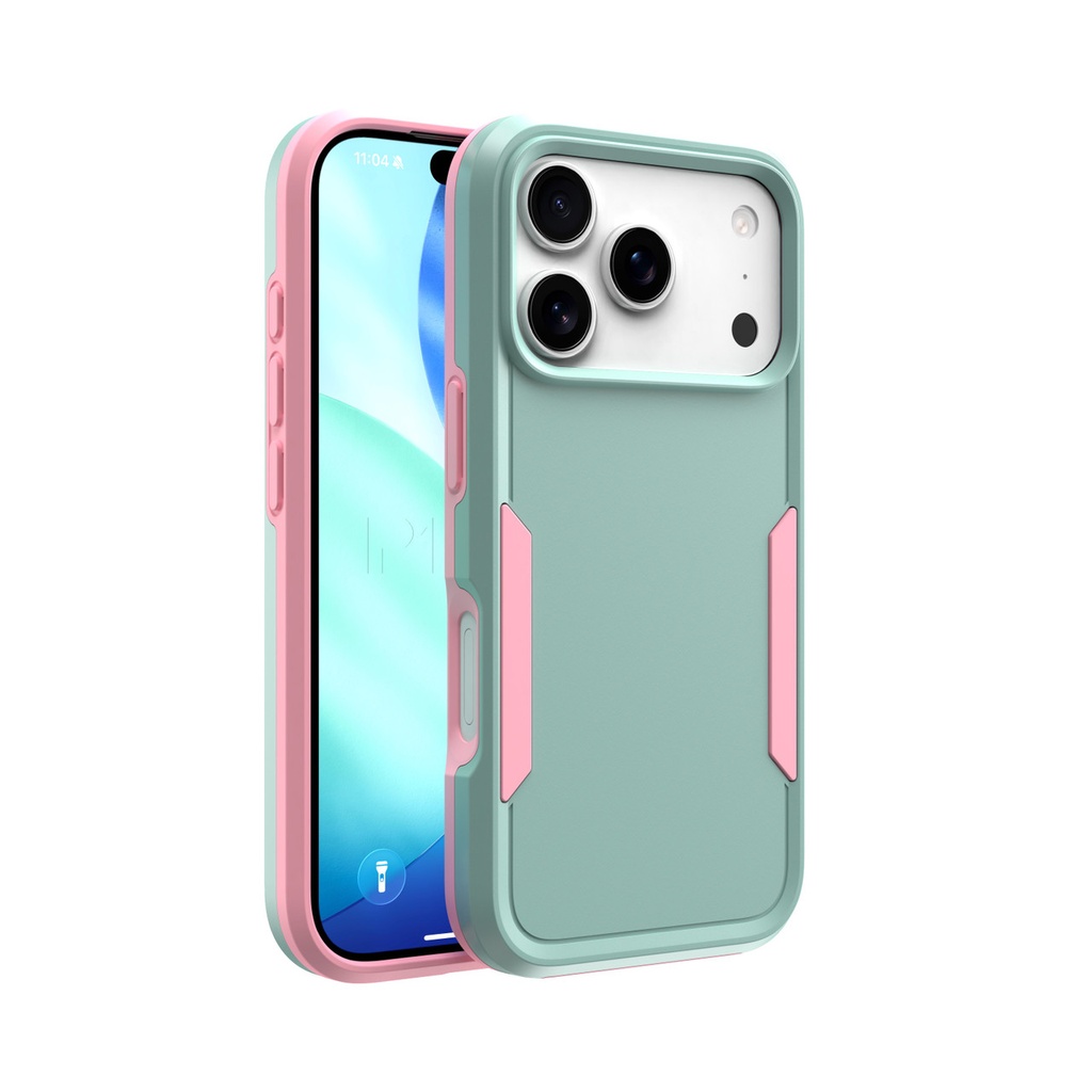 CLICK  Impact  MagSafe  Series  iPhone  17  Pro Case - Aqua Pink