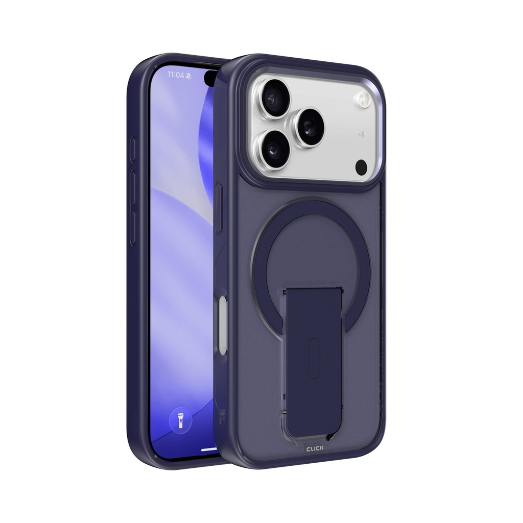 Estuche iPhone 18/17 Pro Click Latch Series Purple