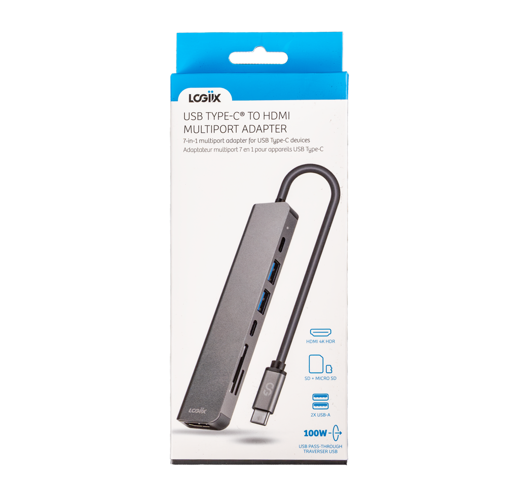Cargador De Pared LOGiiX Usb-C Grafito