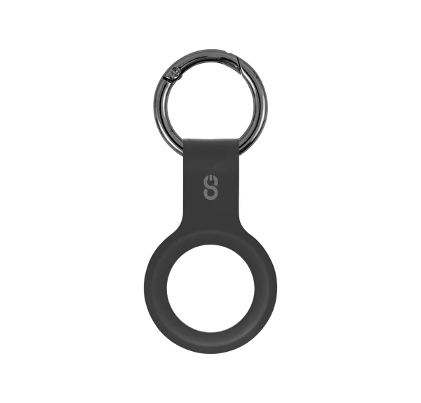 Soporte Silicona LOGiiX Silicone Tag Para Airtag Apple Black