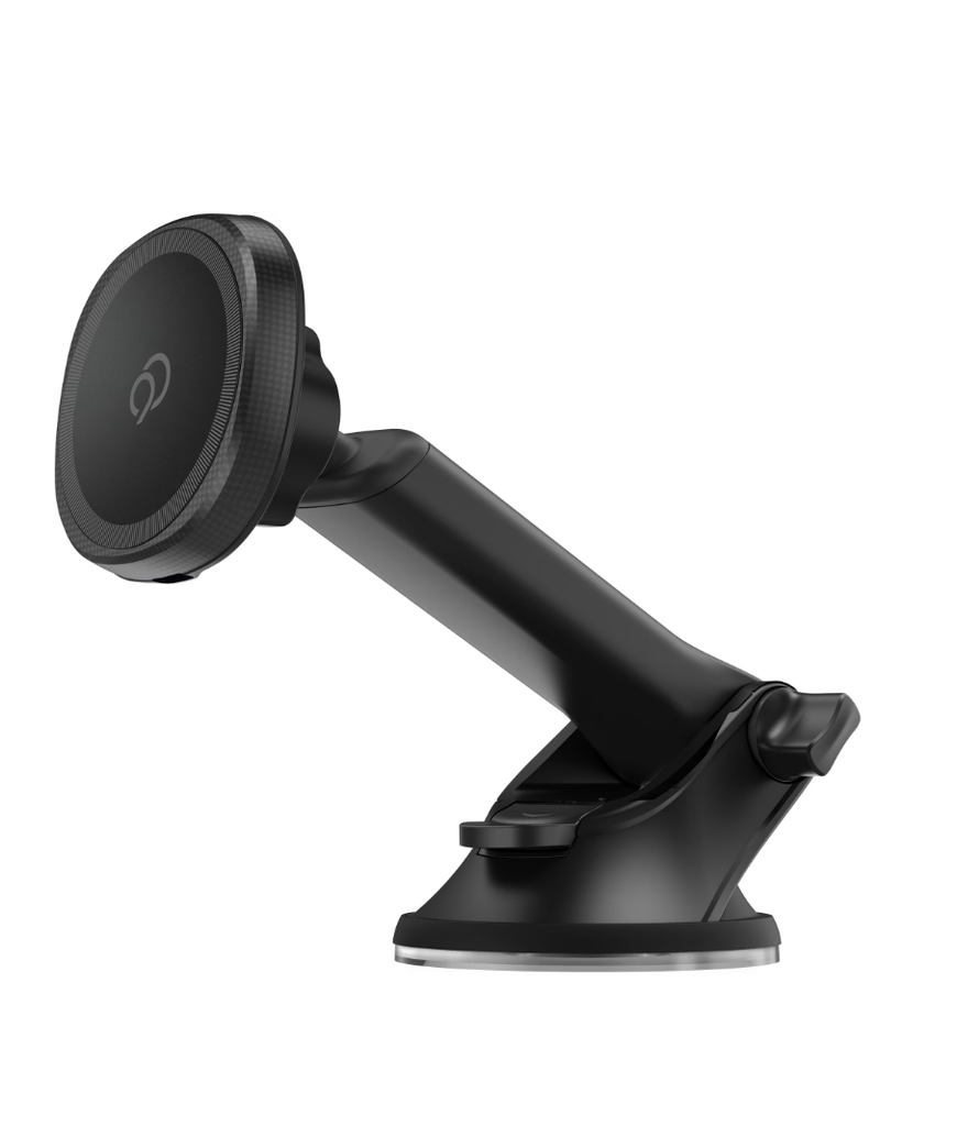 Nimbus9 Wireless Charging Magnetic Suction Cup Phone Mount - Black