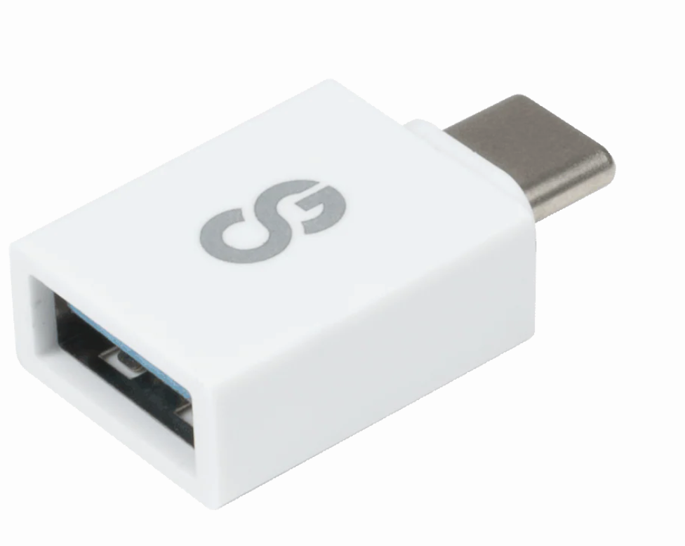 LOGiiX USB-C to USB-A Adapter 1 Pack - White