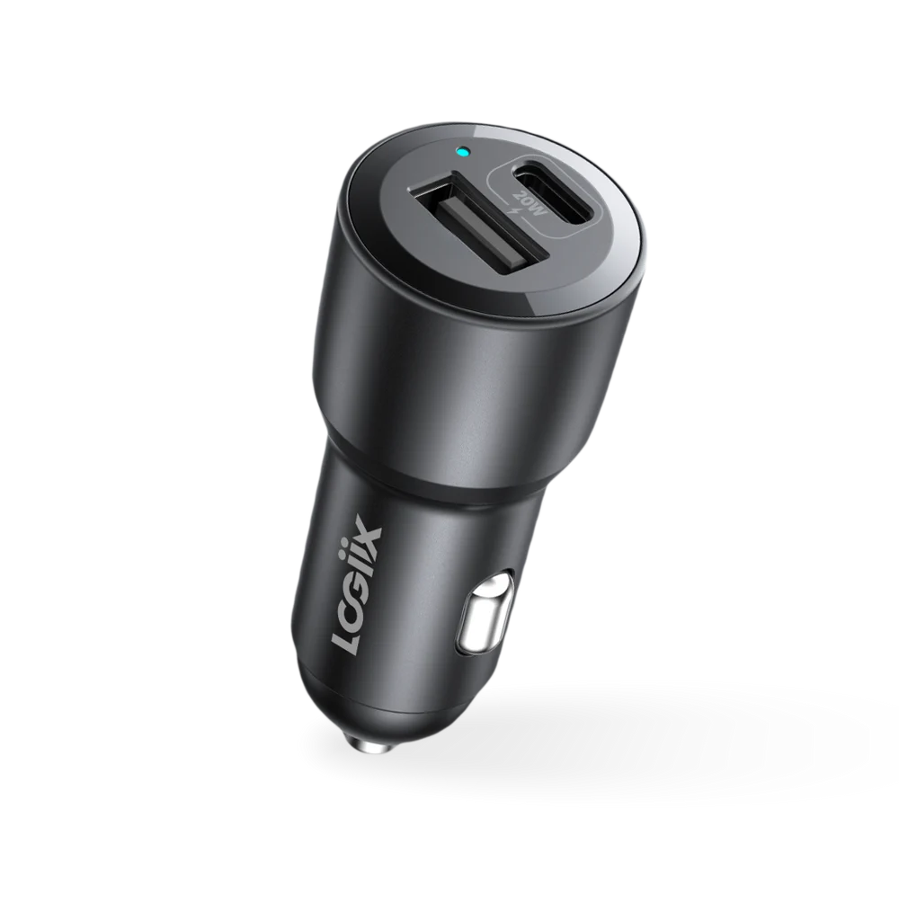LOGiiX Power Lite 20W Duo Car Charger - Black