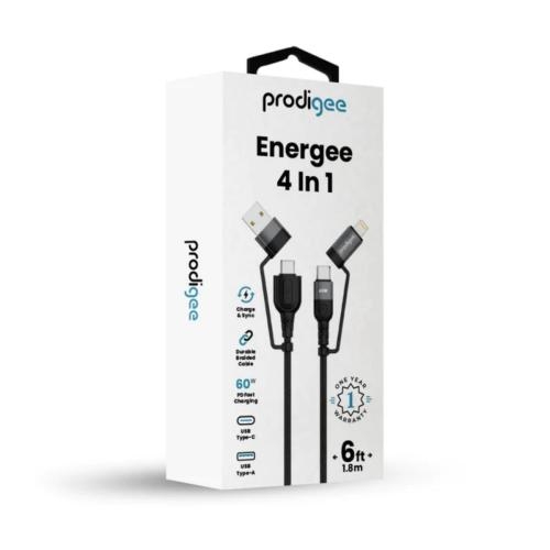 [810192102006] PRODIGEE ENERGEE CABLE 4 EN 1 60W BLACK