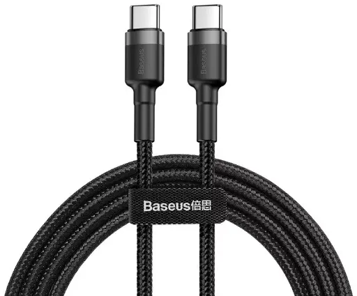 [6953156285200] BASEUS CABLE DE  TIPO C A TIPO C 1M BLACK