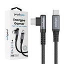 [810023956327] PRODIGEE ENERGEE GAMER CABLE C TO C 100W 6FT BLACK