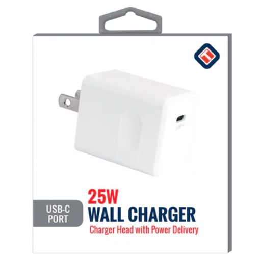 [840537106406] TEKYA CUBO DE CARGA TIPO C 25W WHITE 
