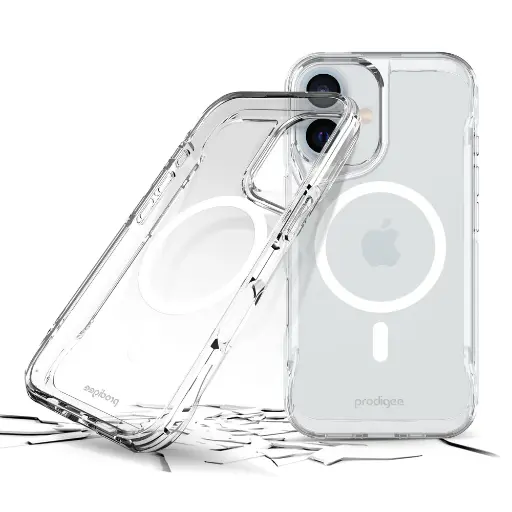 [iPh16-6 1-SHR-CLR] Prodigee Super Hero Iphone 16 Clear