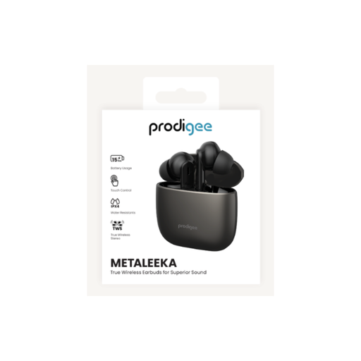 [810023956952] PRODIGEE METALEEKA TRUE WIRELESS NEGRO