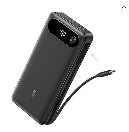 [194644183448] ANKER POWERBANK 20000MAH CARGA 30W NEGRO