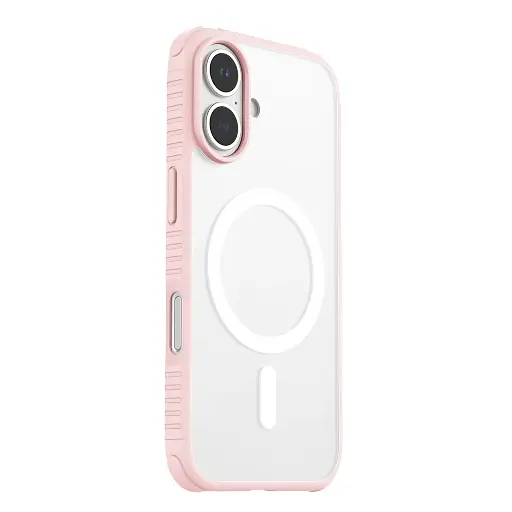 [888488344843] CLICK ULTRA SLIM MAGSAFE SERIES IPHONE 16 CLEAR BLURRY/PINK