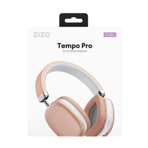 [888488190815] ZIZO TEMPOPRO OVER-EAR WIRELESS CORAL 