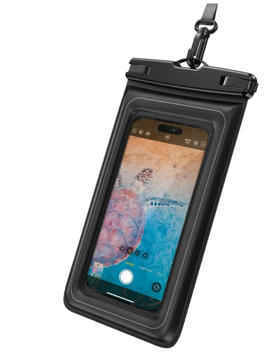 [888488045757] ZIZO GEAR WATERPROOF PHONE POUCH WITH LANYARD BLACK 