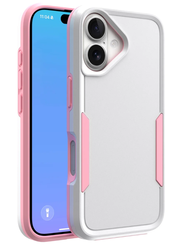 [888488353623] CLICK Impact MagSafe Series iPhone 17 Case - White Pink 