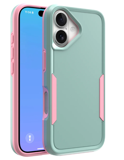 [888488353586] CLICK Impact MagSafe Series iPhone 17 Case - Aqua Pink 
