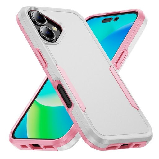[888488353975] CLICK Impact MagSafe Series iPhone Air Case - White Pink