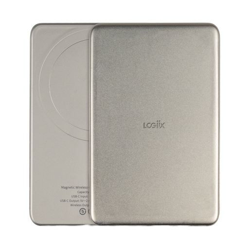 [802118137865] LOGIIX Piston Power 5000 mAh Slim Mag (2024) - Titanium 