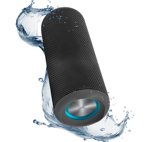 [802118137704] LOGIIX Piston Max Bluetooth Speaker - Black