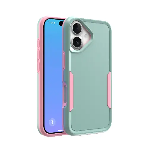 [888488350271] CLICK Impact Series Galaxy A16 Case - Aqua Pink