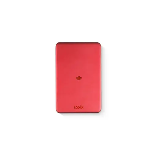 [802118139500] LOGiiX Piston Power 5000 mAh Slim Slim Mag Special Edition -Canada Red