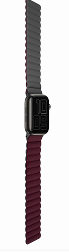 [802118134963] LOGiiX Vibrance Link Apple Watch Band 38/40/41mm - Black/Burgundy