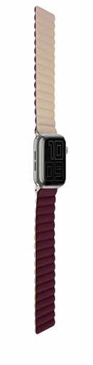 [802118135052] LOGiiX Vibrance Link Apple Watch Band 38/40/41mm - Burgundy/Stone