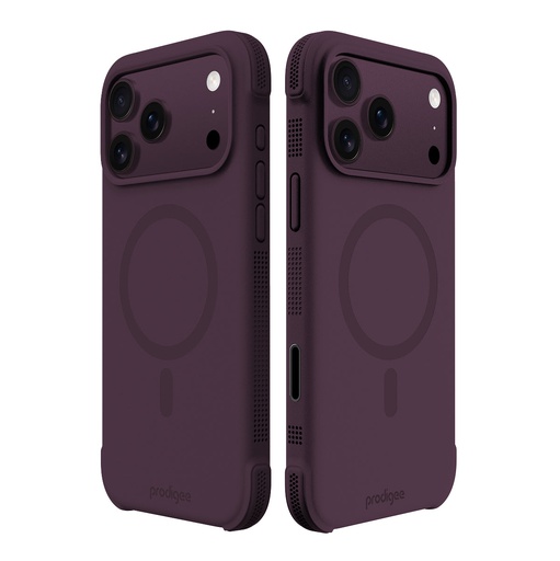 [iPh17P-6.3-BLOT-BRG ] iPhone 18/17 Pro: BlackOut - Burgundy